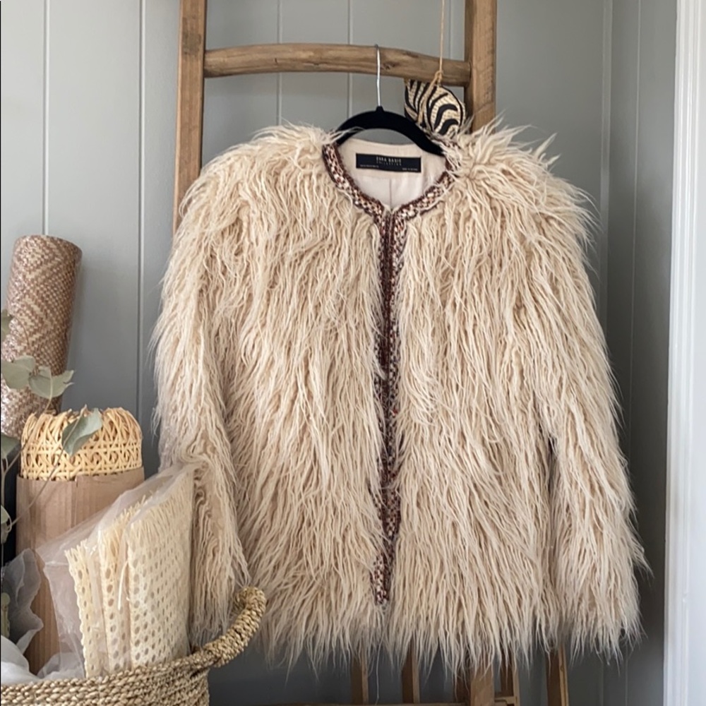 Zara Faux Fur Jacket